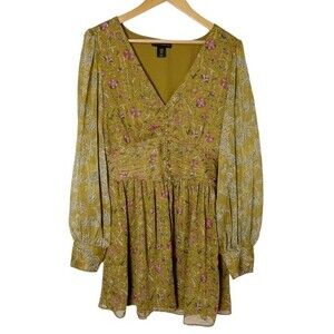 House of Harlow Green Longsleeve Dress